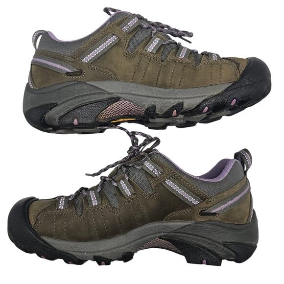 Keen Targhee II Low Cut Waterproof Leather Hiking Shoes Women's Size 9 - Picture 2 of 10